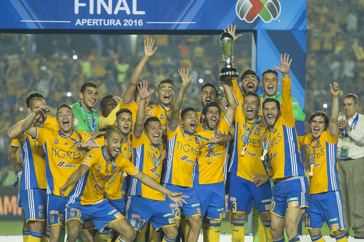 Tigres campeon del apertura 2016 derrotando en penales al America